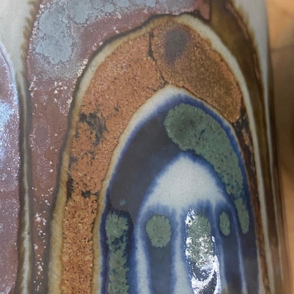 Vintage Pottery Mugs by Ken Edward, El Palomar Studio, set of 2 - Picture 10 of 16